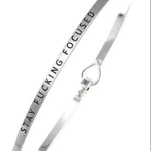 Stay Fxxking Focused Bracelet